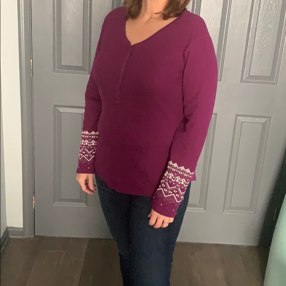 Eddie Bauer Long Sleeve Knit Shirt